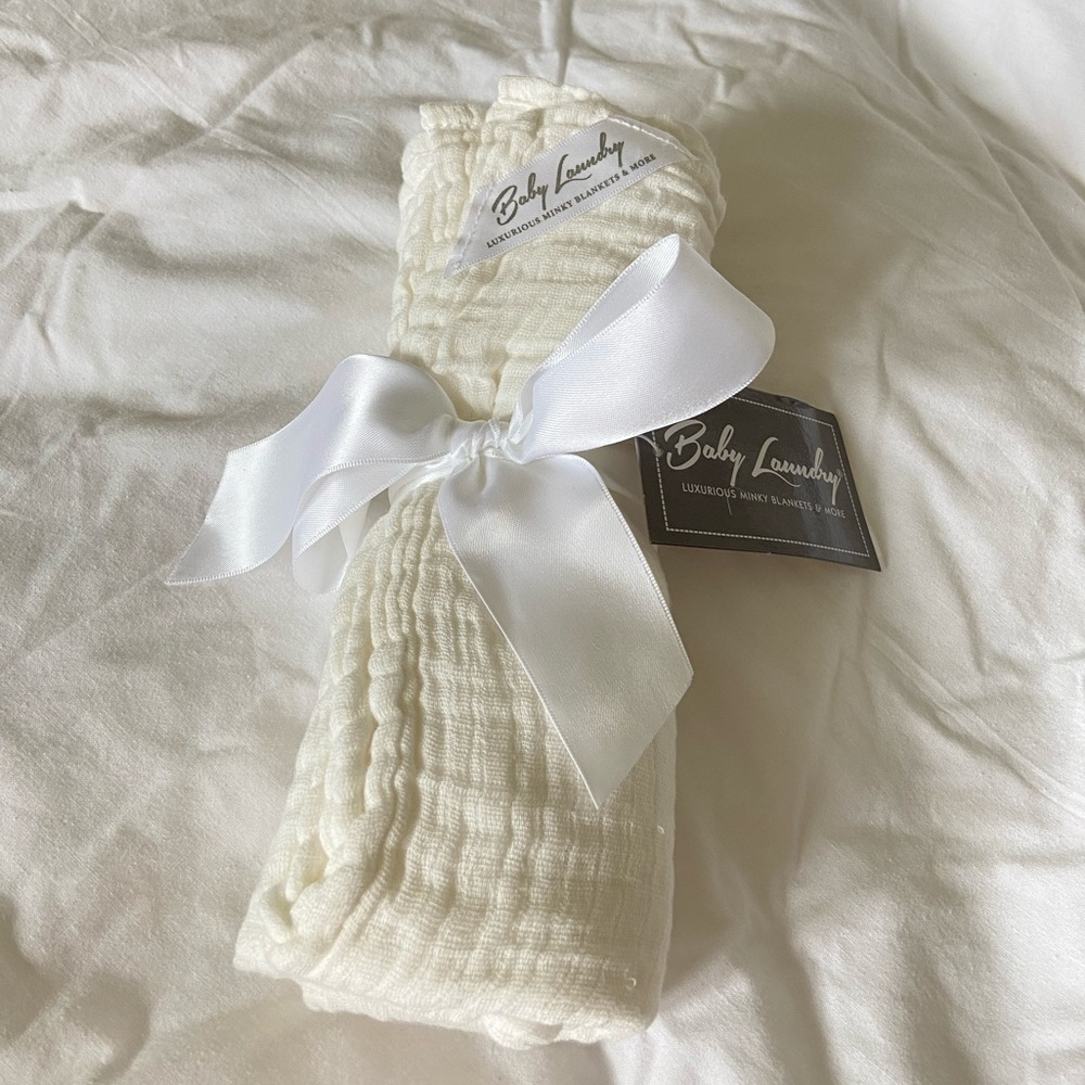 Baby Laundry Cream Swaddle